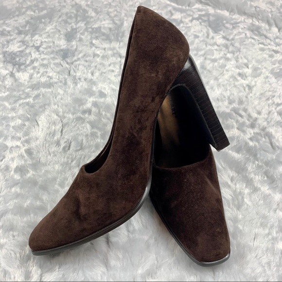 Colin Stuart Suede Heels - Picture 1 of 10